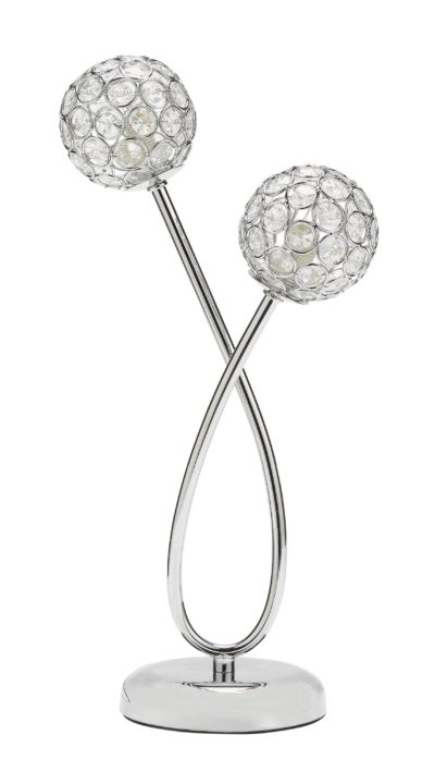 Collection - Amelia 2 Light Beaded Globe - Table Lamp